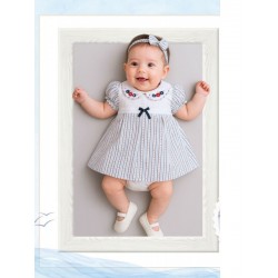 VESTIDO BORDINO NIÑA REF 6335 MARINERO