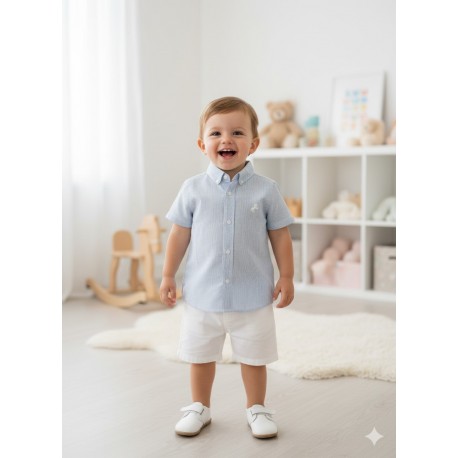 CAMISA MANGA CORTA REF 2245 AZUL