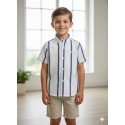 CAMISA REF 6945 RAYAS AZULES