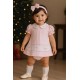 VESTIDO BORDINO NIÑA REF 6343 ROSADO