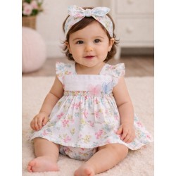 VESTIDO BORDINO REF 015147 ESTAMPADO MARIPOSAS