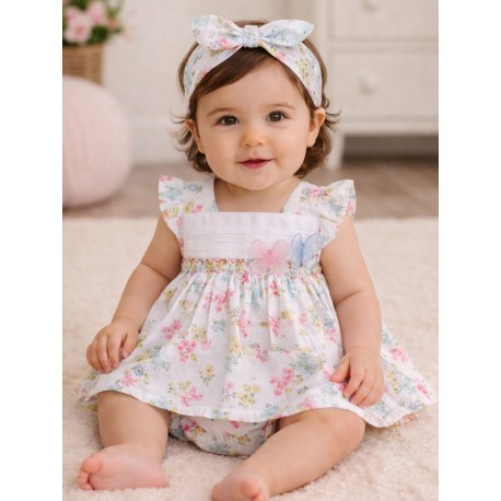 VESTIDO BORDINO REF 015147 ESTAMPADO MARIPOSAS