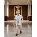 CAMISA REF 6945 RAYAS OLIVA