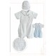 CONJUNTO BORDINO NIÑO REF 1445 BLANCO