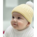 GORRO EN HILO REF 081 AMARILLO