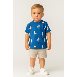 CAMISETA BABY NIÑO REF 303-24014 AZUL