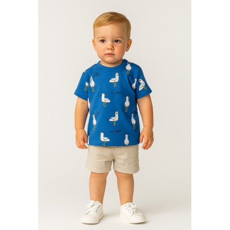 CAMISETA BABY NIÑO REF 303-24014 AZUL