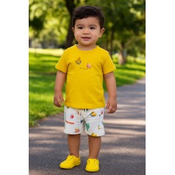 CONJUNTO BABY NIÑO REF 602-24001 AMARILLO