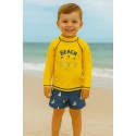 CONJUNTO BABY NIÑO PLAYERO REF 703-24005 AMARILLO