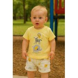 CONJUNTO BABY NIÑO REF 602-24007 AMARILLO