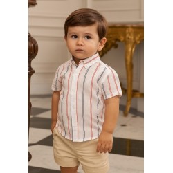 CAMISA BABY REF 2239 RAYAS ROJO AZUL