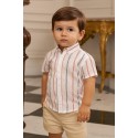 CAMISA BABY REF 2239 RAYAS ROJO AZUL