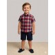 CAMISA BABY REF 2237 CUADROS ROJOS