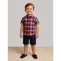 CAMISA BABY REF 2237 CUADROS ROJOS