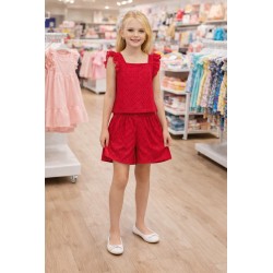 CONJUNTO NIÑA REF 15412 ROJO