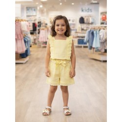 CONJUNTO ZIPPY NIÑA REF 23028 AMARILLO