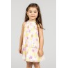 VESTIDO NIÑA REF 501-24028 ESTAMPADO AMARILLO
