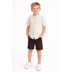 CAMISA NIÑO REF 302-24007 BEIGE