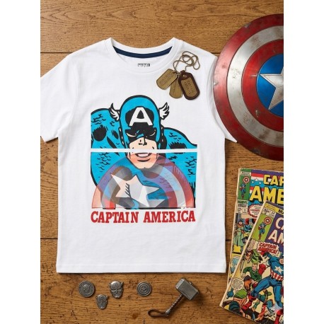 CAMISETA ZIPPY NIÑO REF 23027 CAPITAN AMERICA