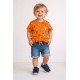 CAMISETA BABY NIÑO REF 303-24008 NARANJA