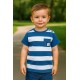 CAMISETA BABY NIÑO REF 303-24015 BLANCO-AZUL