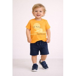 CONJUNTO BABY NIÑO REF 602-24008 NARANJA