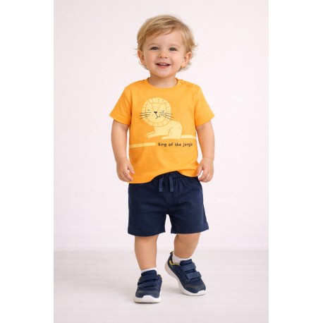 CONJUNTO BABY NIÑO REF 602-24008 NARANJA