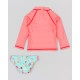 CONJUNTO PLAYERO NIÑA REF 704-24003 CORAL