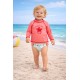 CONJUNTO PLAYERO NIÑA REF 704-24003 CORAL