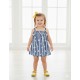 VESTIDO NIÑA REF 501-24013 AZUL RAYAS