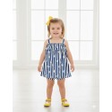 VESTIDO NIÑA REF 501-24013 AZUL RAYAS