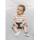 CAMISETA BABY NIÑO REF 317-1025 CRUDO-RAYAS
