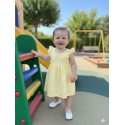 VESTIDO OJALILLO REF 501-24010 AMARILLO