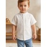 CAMISA MANGA CORTA REF 23019 BLANCA