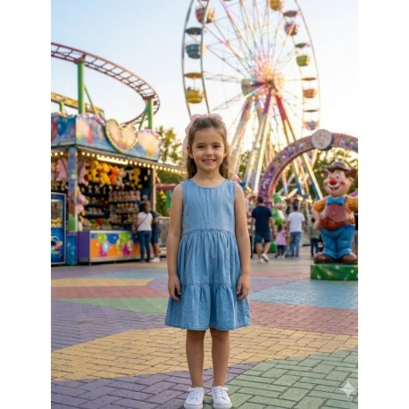 VESTIDO ZIPPY REF 23010 CHAMBRAY