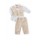 CONJUNTO BORDINO NIÑO REF 1363L BEIGE