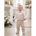 CONJUNTO BORDINO NIÑO REF 1363L BEIGE