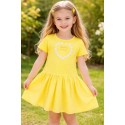 VESTIDO NIÑA REF 501-24058 AMARILLO