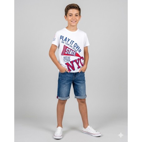 CAMISETA NIÑO REF 303-24011 BLANCO