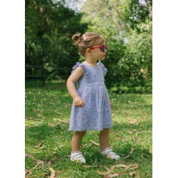 VESTIDO BABY NIÑA REF 318-7791 AZUL