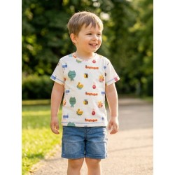CAMISETA BABY NIÑO REF 303-24004 CRUDO