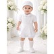 CONJUNTO BORDINO NIÑO REF 1231 BLANCO