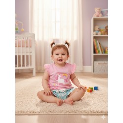 CONJUNTO BABY NIÑA REF 602-24004 ROSA