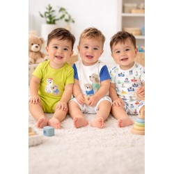 SET X3 PELELES CORTOS REF 1798 NEON
