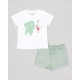 CONJUNTO BABY NIÑO REF 602-24005 BLANCO-VERDE