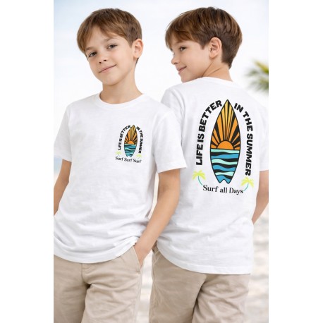 CAMISETA NIÑO REF 103-24036 BLANCA