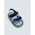 SANDALIAS NIÑO REF 207 AZUL RAYAS