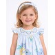 VESTIDO BORDINO NIÑA REF 6158 AZUL-MORADO