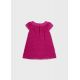 VESTIDO BABY NIÑA REF 1908 FUCSIA
