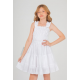 VESTIDO NIÑA REF 7113 BLANCO